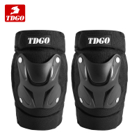 灰色夜光眼-护膝 均码 摩托车护膝防摔夏季骑行护具男女护肘四件套四季通用机车骑士装备