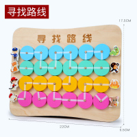 早教思维悬链之寻找路线 儿童玩具探索寻找路线迷宫走位幼儿园中大班墙面游戏早教益智教具