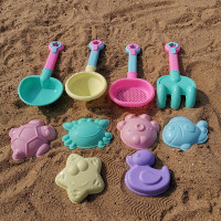 玩沙工具10件套(铲子26cm) 高品质儿童沙滩玩具套装玩沙子挖沙子工具决明子宝宝戏水洗澡玩具