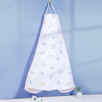 动物派对-纯棉纱 100*80cm 哺乳巾喂奶神器外出遮挡衣盖罩辣妈款斗篷披肩防走光多功能遮羞布