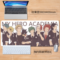 我的英雄学院01 800x300mm 3mm 我的英雄学院鼠标垫动漫周边超大游戏专用键盘垫办公室桌面桌垫