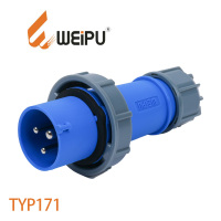 单只TYP171 威浦工业插头座16A3芯IP67TYP171/2602/3602/5602/6602/8602/831
