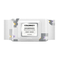卸妆湿巾 colorkey珂拉琪卸妆湿巾眼妆唇非洲紫檀加液塔仔菠萝