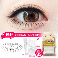 陈雪亲研 精品假睫毛 CROWN CAT 皇冠猫 下睫毛21款4对装21号