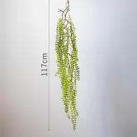 小叶垂蕨仿真花 掬涵 小叶垂蕨仿真花藤蔓垂吊绿植花艺蕨类植物吊兰壁挂装饰造景