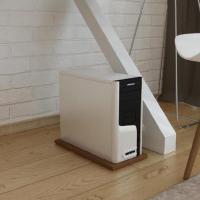 T123E 款 原野橡木色 全木质主机托架台式电脑机箱托板加大机箱托盘可移动置物架机底座