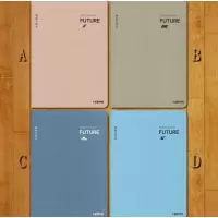 FLY TO FUTURE[方格内页] 4本/ cf8 联华隐形车线本 16k大号中学生用课堂笔记本练习本作业本B5加厚