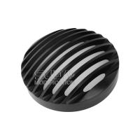 优质黑色 摩托车博格奔达250原驰兽BD400戴娜哈雷XL883N改装铝栅栏前大灯罩