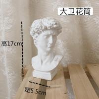 大卫花瓶 小 北欧ins风复古大卫花瓶化妆筒水培摆件化妆台化妆刷桶拍照摆件