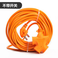 一体成型10孔[2米] 电动车充电插座带开关接线板插线板加长电源延长线10 15 20米排插