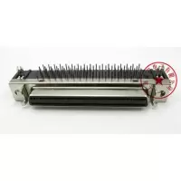 孟莱司特SCSI 68PIN 90度插板HPDB型68芯弯脚插母座焊板式PCB插座
