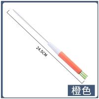 桔色 硅胶奶瓶刷婴儿奶嘴吸管刷子细加长清洁刷洗奶瓶套装长毛刷缝隙刷