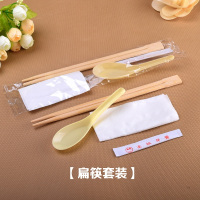 [透明无图]黄勺500套纸箱装 一次性筷子四件套装商家用打包快餐外卖卫生筷饭店专用便宜四合一