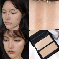 06#自然修容双色 JILL LEEN晶采双色修容粉饼OMEGA鼻影 阴影侧影立体高光修饰细闪