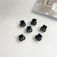 黑色一套6只装 杨颖同款小抓夹刘海夹侧边迷你小号鲨鱼夹编发神器发夹发饰夹子