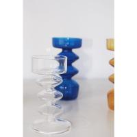 10透明 monill home/ins vintage风格玻璃烛台花瓶民宿样板房摆件