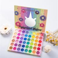48色眼影盘igoodco BG 72色眼影书眼影盘玩妆显OQW学蓝色色化妆舞师专用校cos彩亢奋