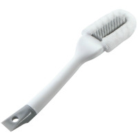 软毛鞋刷[白色] 鞋刷子不伤鞋清洁多功能洗鞋专用刷家用长柄板刷涮子软毛刷子鞋刷
