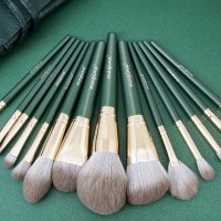 14支刷子全套+赠品 人造纤维 沧州14支化妆刷套装全套超柔软化妆工具高档眼影学生平价收纳包桶