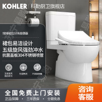 科勒智能马桶一体式式自动冲洗冲座便电动家用加热坐便器3991+23360HC
