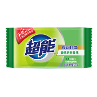 超能柠檬草洗衣皂260g去异味家用大块肥皂/透明皂