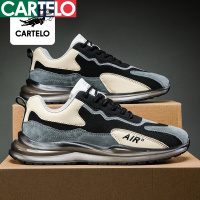 [特惠款]卡帝乐鳄鱼(CARTELO)新款男鞋透气舒适韩版潮流鞋子男休