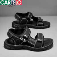[线下专柜同款]卡帝乐鳄鱼(CARTELO)2022款夏季新款凉鞋男休闲运动凉拖鞋男士沙滩鞋男