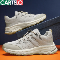 [线下专柜同款]卡帝乐鳄鱼(CARTELO)新款户外男鞋透气运动鞋男休闲鞋登山鞋