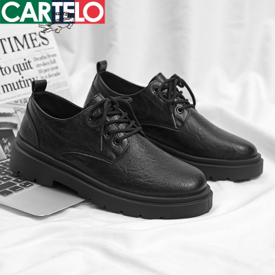 [线下专柜同款]卡帝乐鳄鱼(CARTELO)新款舒适男士休闲鞋男鞋休闲皮鞋