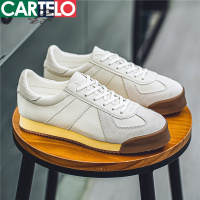 [线下专柜同款]卡帝乐鳄鱼(CARTELO)新款舒适男士运动休闲鞋男鞋潮流阿甘鞋潮鞋板鞋