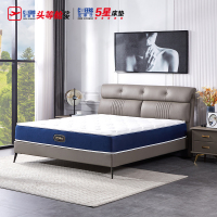 [5星店]芝华仕:科罗娜皮质床架,神秘灰