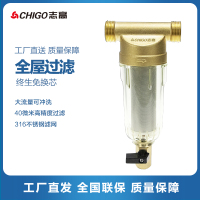 志高前置过滤器家用全屋净水器40微米过滤器CG-R4  (老)