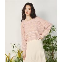 CACHE CACHE新款镂空针织衫女春秋薄款秋装罩衫复古慵懒风上衣女