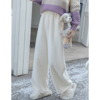 CACHE宽松直筒休闲裤女2022年春季韩版复古休闲百搭高腰显瘦阔腿