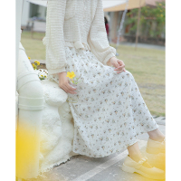 CACHE中长款小清新碎花半身裙女2022春季新款洋气减龄日系学院风