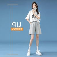 CACHE CACHE夏季运休闲动工装五分裤2022年新款宽松休闲直筒短裤