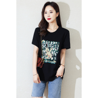 CACHE CACHE美式复古小熊ins短袖女个性街头甜酷女士T恤