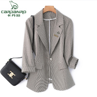 卡丹路 2022年新款百搭外穿西装外套春夏款七分袖休息西服外套
