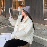 卡丹路小个子短款显瘦面包服轻盈宽松大码洋气加厚棉衣潮