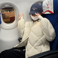 卡丹路轻薄款秋冬棉衣外套2022年反季短款立领小棉衣外套内搭