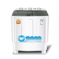 志高(CHIGO) 10公斤容量 家用半自动双桶双缸波轮洗衣机 茶色透明 普通款