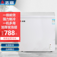 志高(CHIGO) 135升小型冷柜家用 冷藏冷冻转换单温 节能冷柜