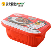 宏绿红烧牛肉自然米饭420g