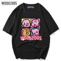 WOOG2005 短袖男休闲纯棉百搭星之卡比上衣可爱情侣潮流情侣装T恤