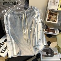 WOOG2005短裤男夏季潮牌百搭情侣宽松休闲情侣篮球运动五分裤