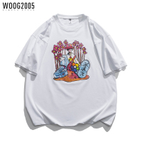 WOOG2005 动漫印花短袖男夏季透气宽松体恤百搭休闲t恤