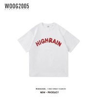 WOOG2005纯棉韩国ins复古基础款夏季打底衫内搭男女短袖T恤bf风