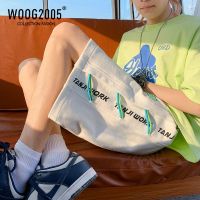 WOOG2005织带短裤高街男美式篮球训练运动五分裤夏季oversize裤