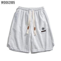 WOOG2005 华夫格休闲短裤男夏季薄款宽松大码沙滩裤衩运动五分裤