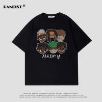 PANDIST国潮oversize高街暗黑系短袖T恤男夏季新款宽松百搭上衣女